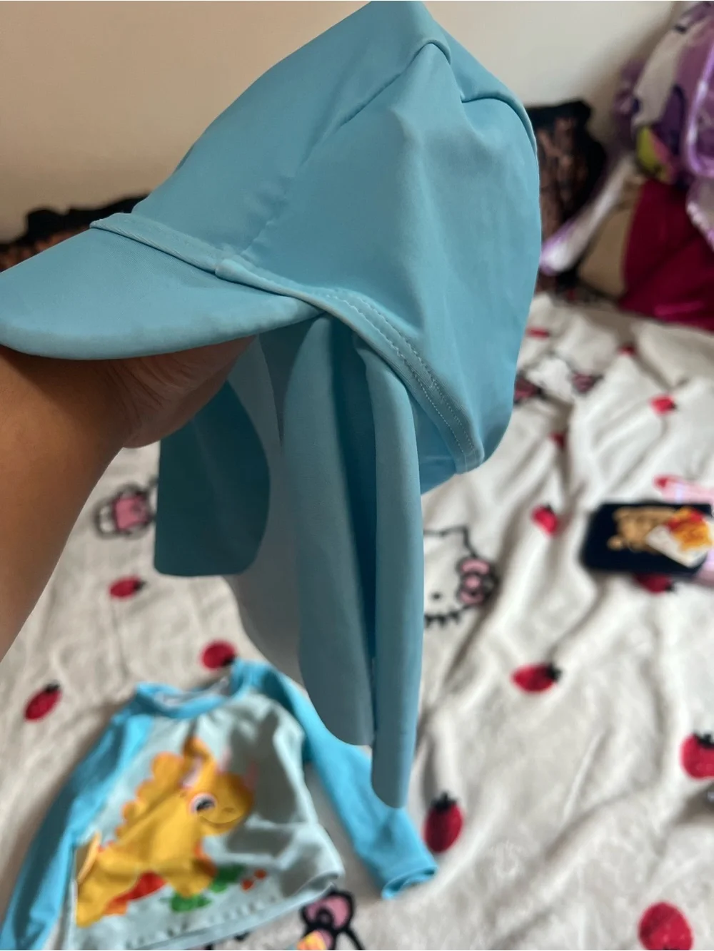 Dinosaur Rash Guard Swim Set - 6-9 months